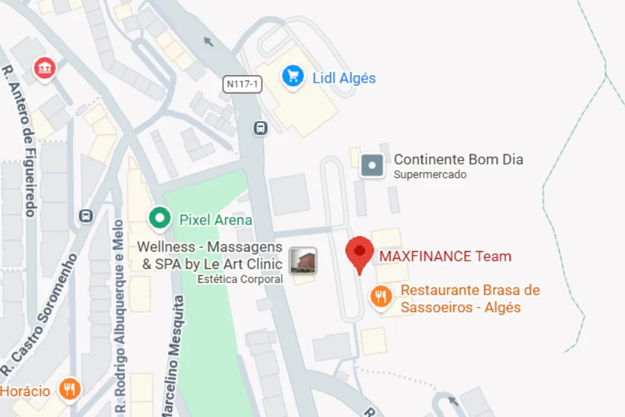 Localização Maxfinance Team 
